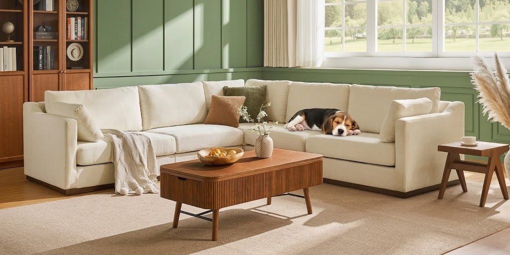 HERNEST Pick: Torvald L-Shape Sectional Sofa