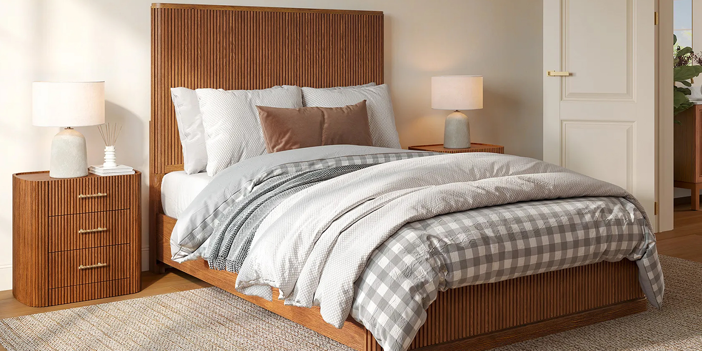 HERNEST Pick: Finnley Fluted Bed HERNEST Pick: Finnley Fluted Bed