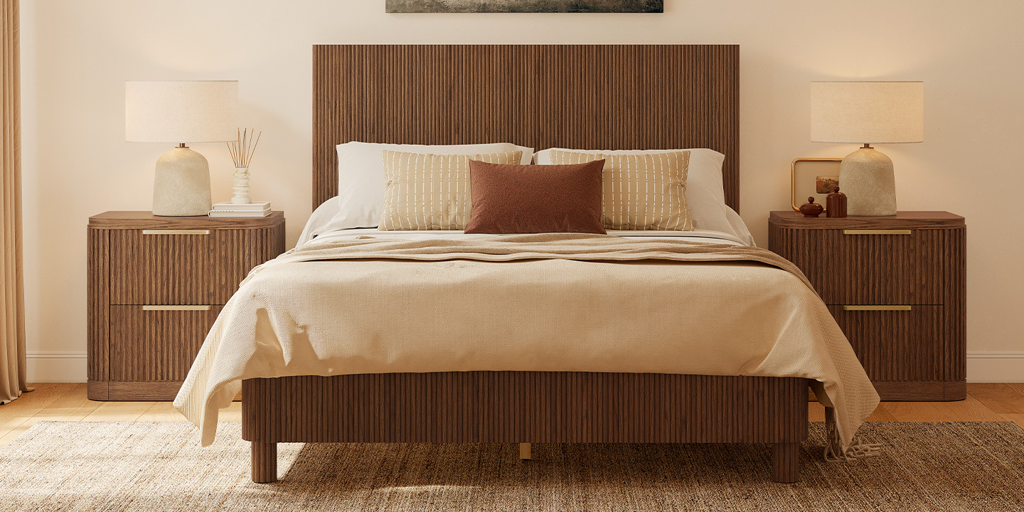 HERNEST Fulton Fluted Bed
