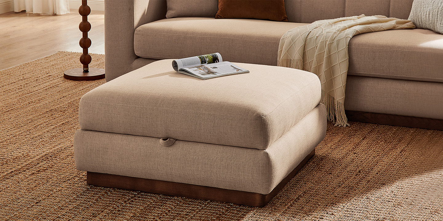 HERNEST Svalbard storage ottoman HERNEST Svalbard storage ottoman