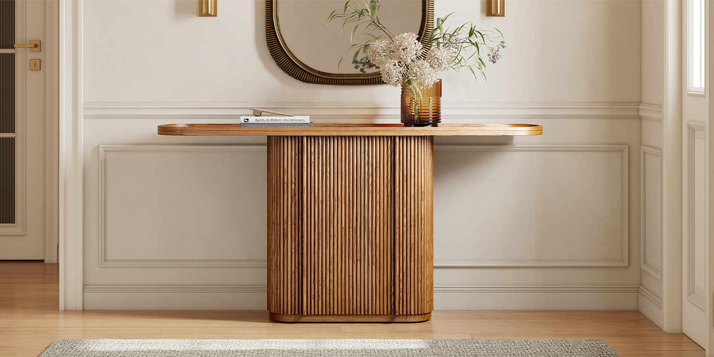 HERNEST Pick for Media and Living Spaces: Marisol Console Table HERNEST Pick for Media and Living Spaces: Marisol Console Table