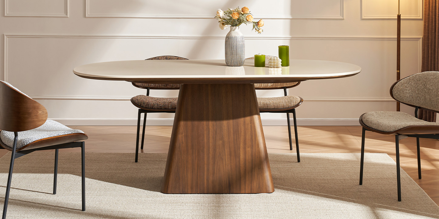 HERNEST Thorsten Oval Dining Table HERNEST Thorsten Oval Dining Table