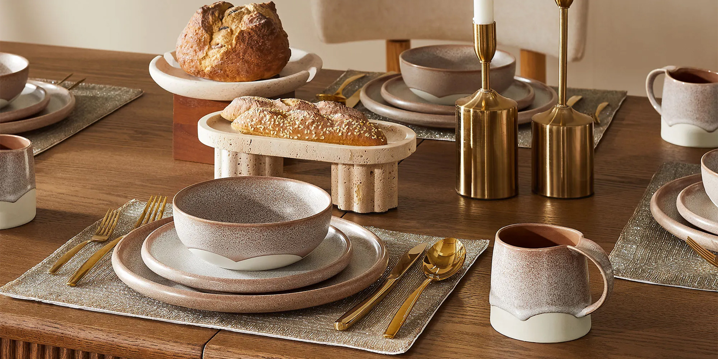 HERNEST Pick: Grayson Ceramic Dinnerware (Set of 16) HERNEST Pick: Grayson Ceramic Dinnerware (Set of 16)