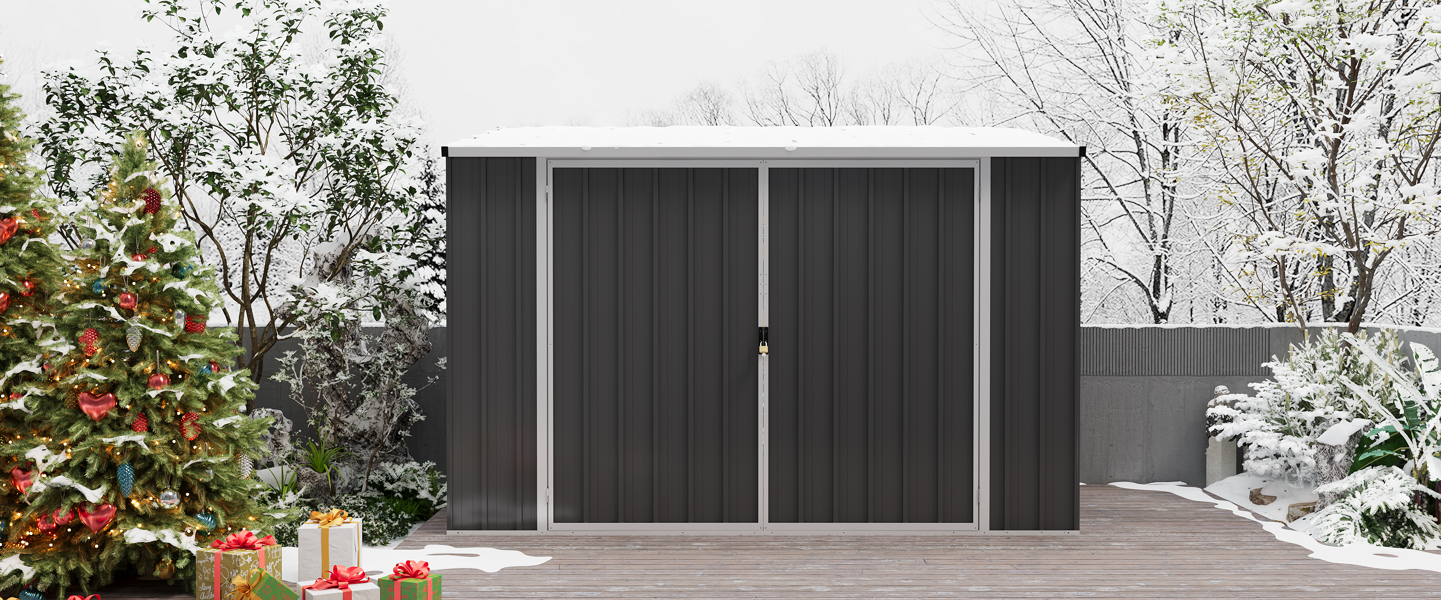 Portable Shed,Outdoor Metal Storage Shed, Garden Shed，storage shed for sale​,storage shed units​​,storage shed for christmas decorations​, shed for christmas sale​