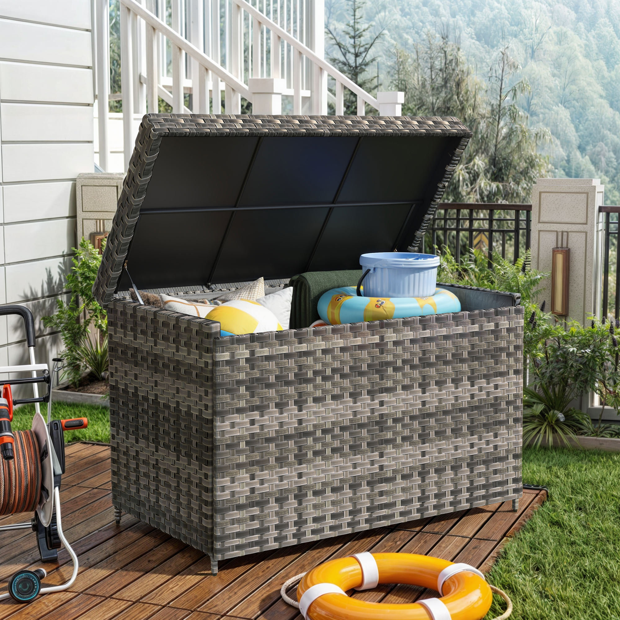 Garden Furniture Xxl Garden Cushion Storage Deck Boxes Outdoor