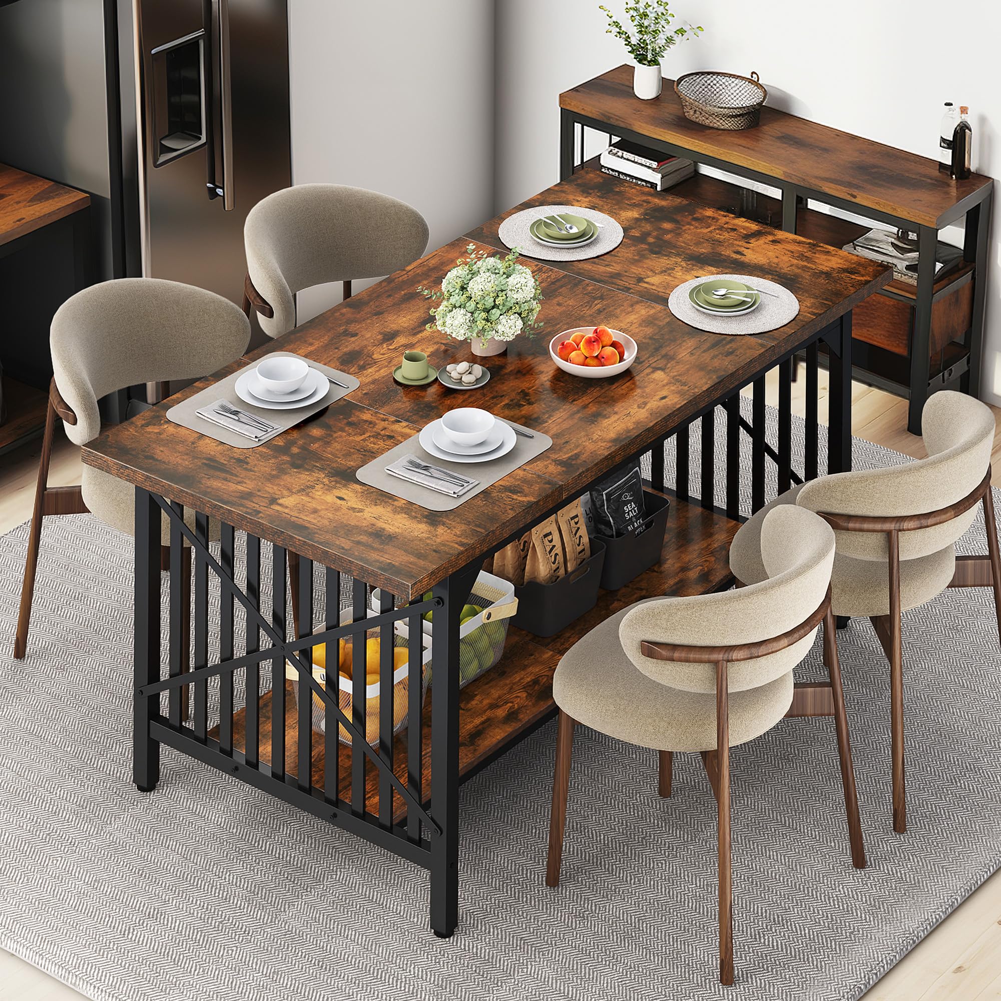 Walnut Dining Table Large Dining Table For To People