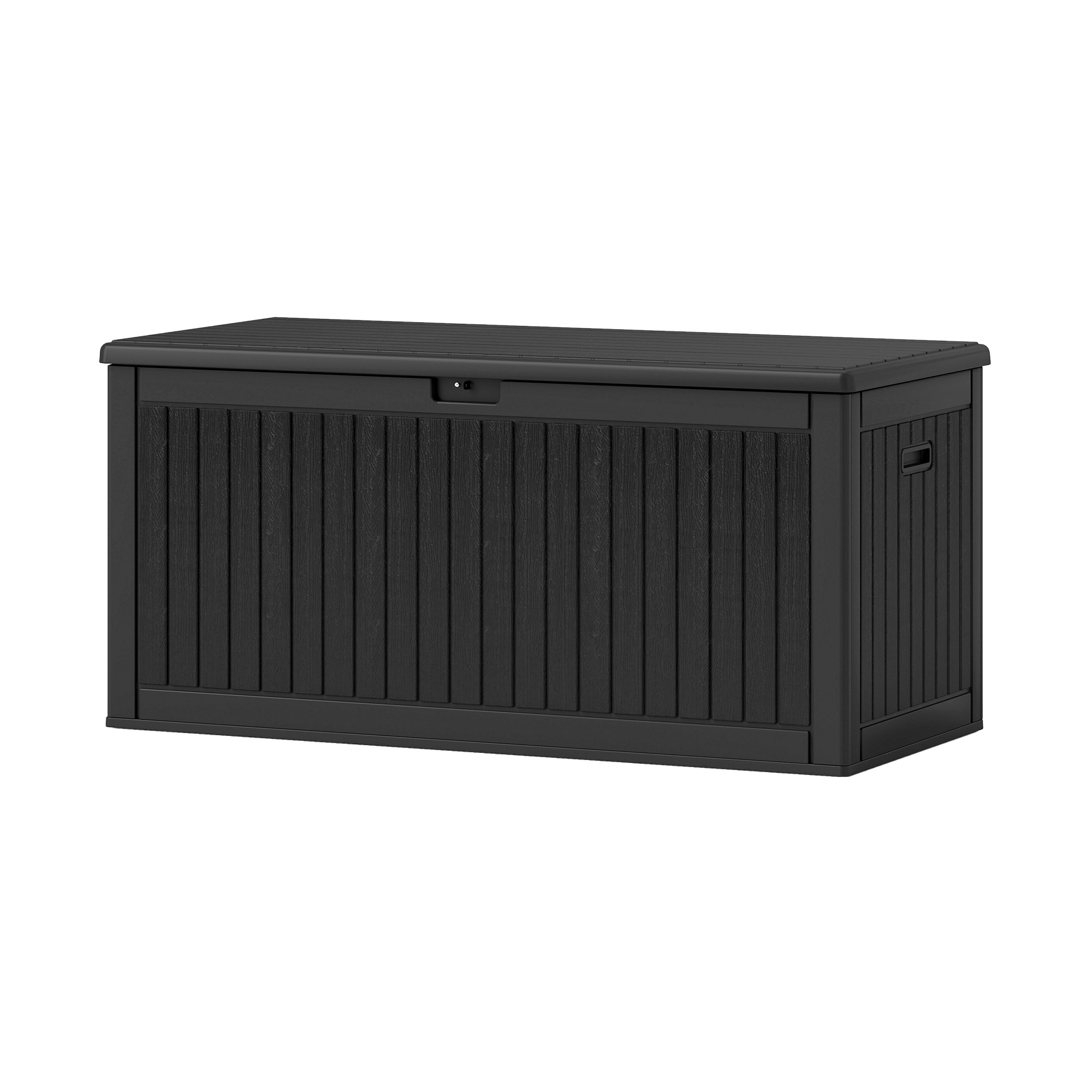 Yitahome | 260 Gallon Extra Large Black Outdoor Resin Deck Box in