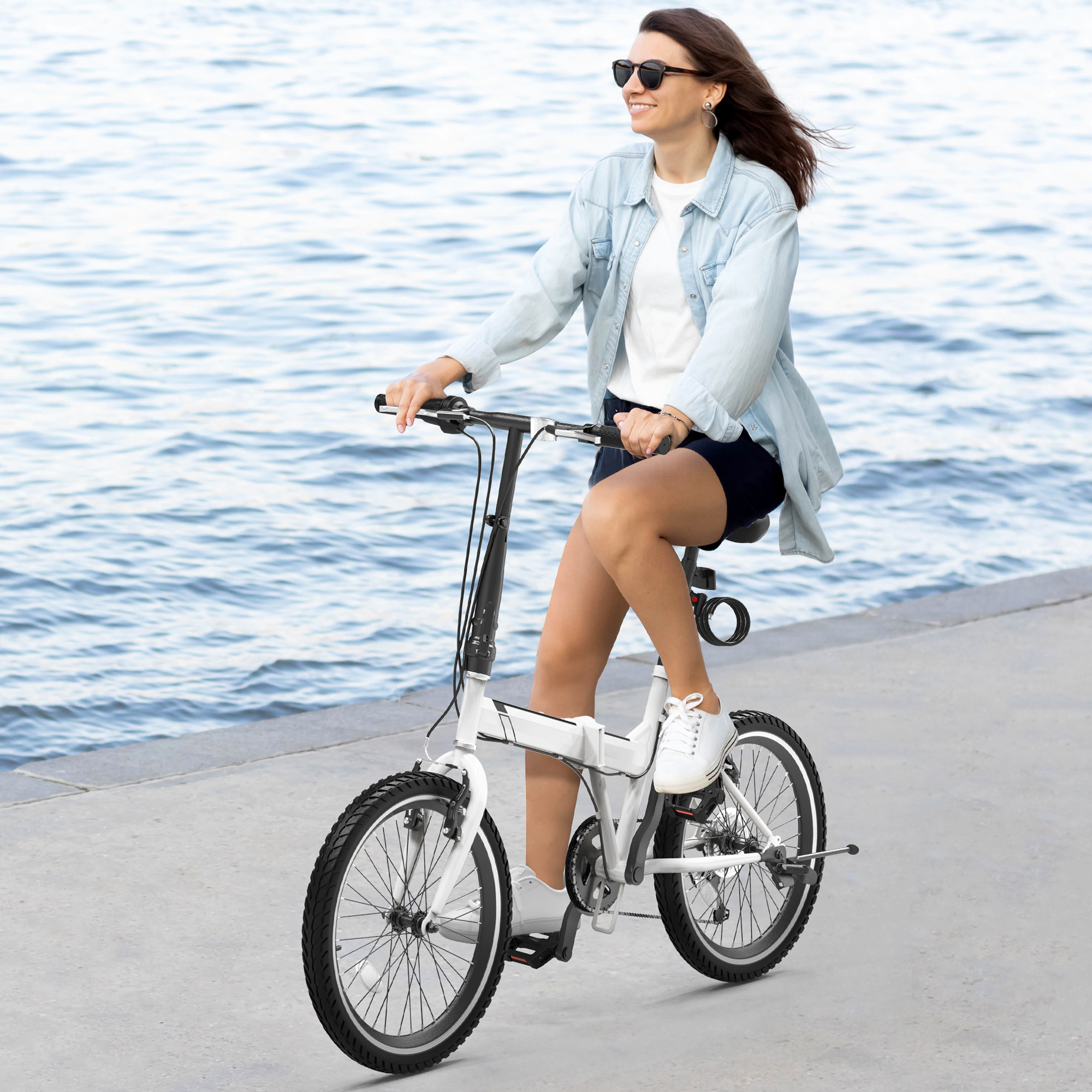 Schwinn Bike YITAHOME Foldable 7-Speed Bike Perfect
