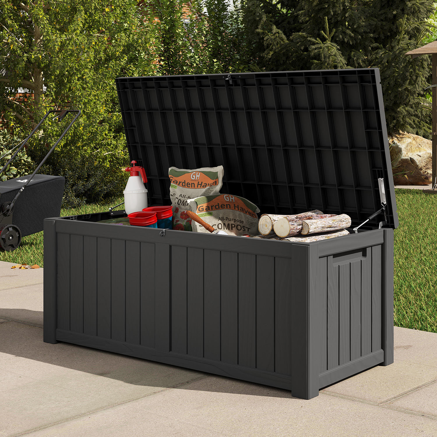 Yitahome YITAHOME 120-Gallon Waterproof Outdoor Storage With