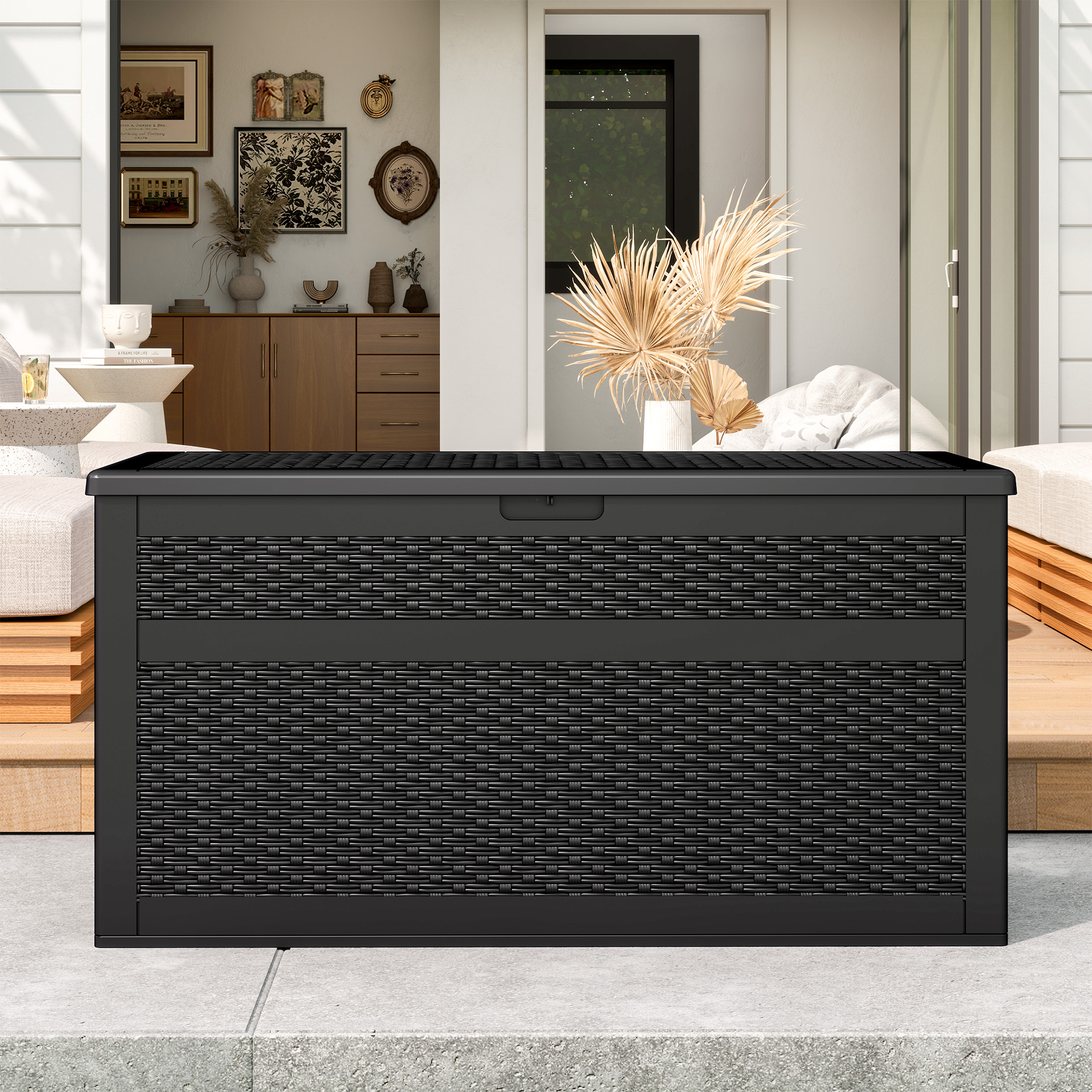 Yitahome | 230 Gallon Large Black Waterproof Outdoor Deck