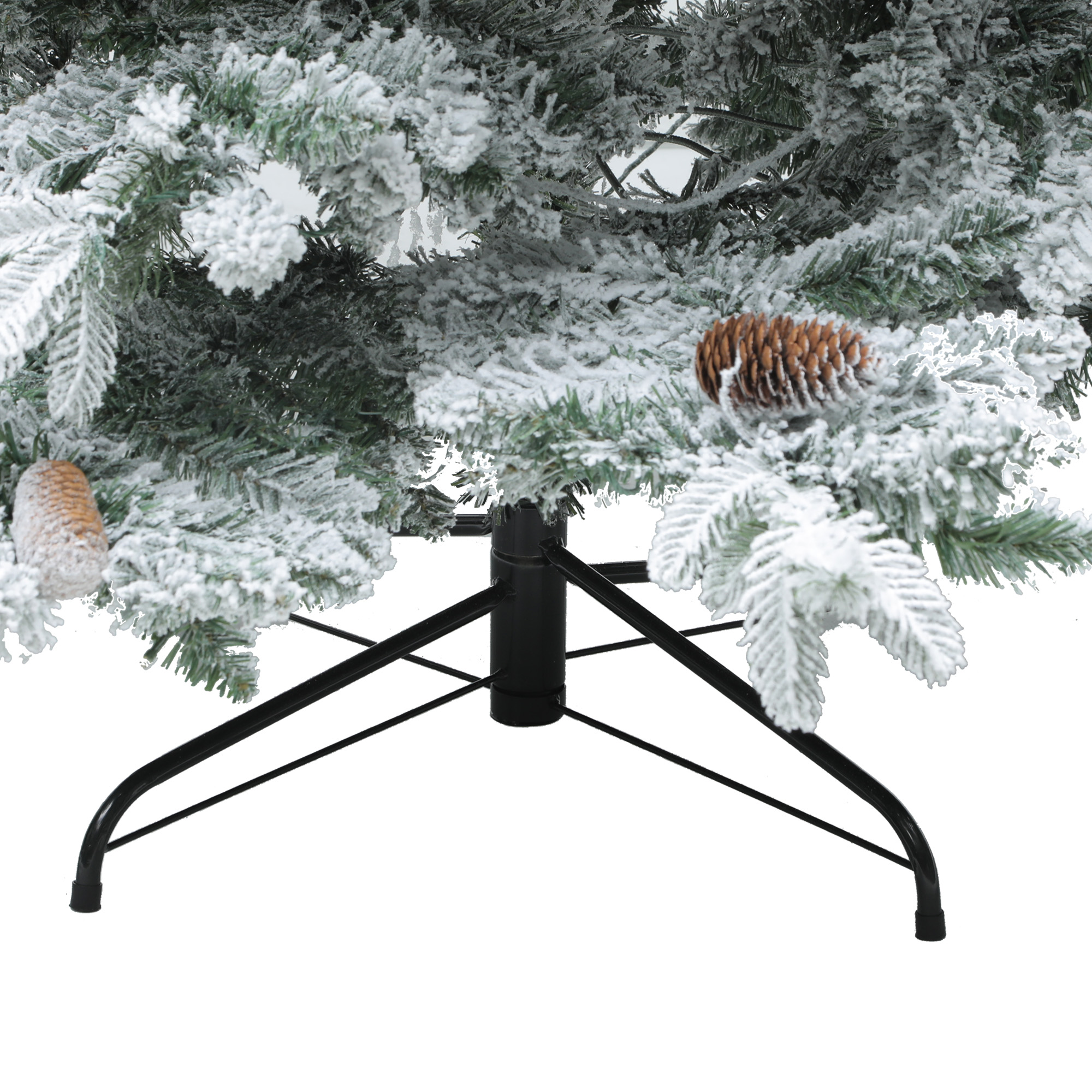 Yitahome | 9 ft Natural Layered Spruce Artificial Christmas Tree