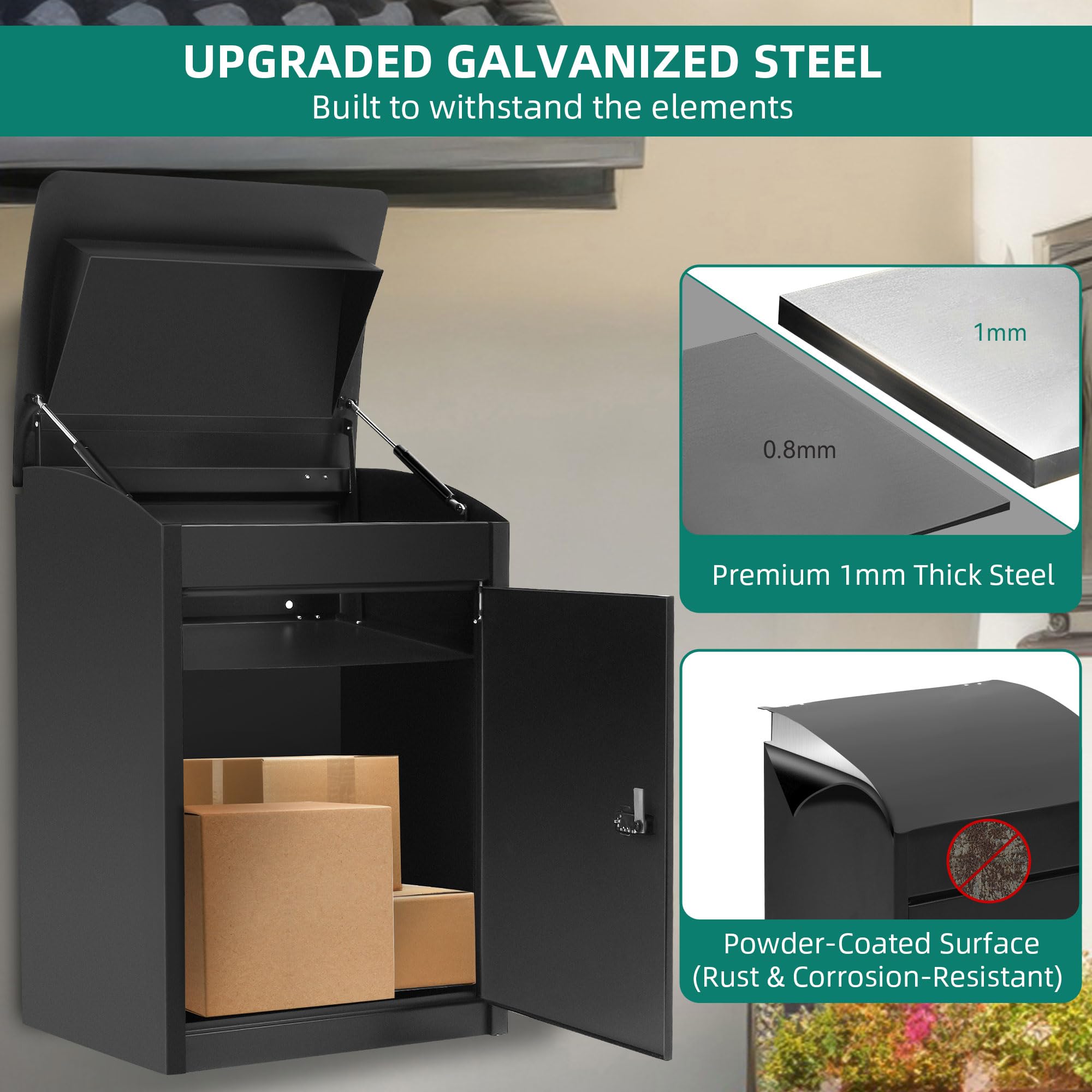 Parcel Drop Box Outdoor Mail Package Box For Outside Package - Main Image