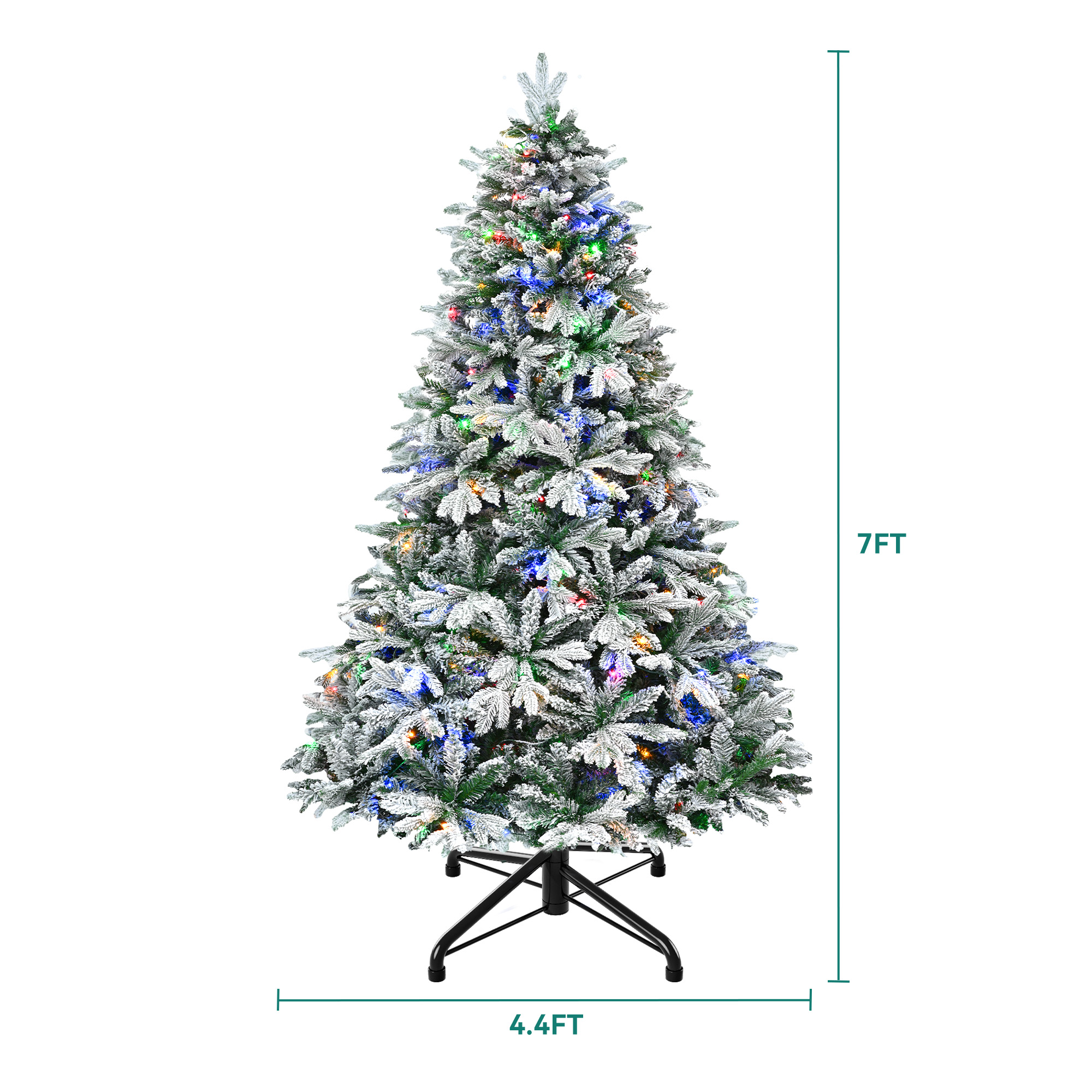 【SEVEN SNOW さま】* christmas tree ❀ ツリー Sunrise 7 Snow Tipped Christmas Tree - Unlit - 39 Pinecones