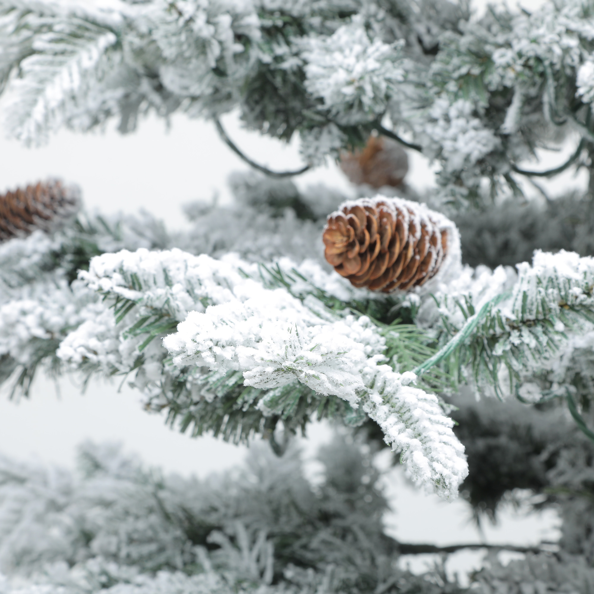 Yitahome | 9 ft Natural Layered Spruce Artificial Christmas Tree