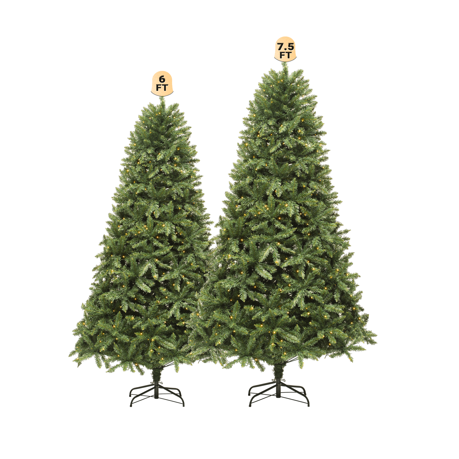 Yitahome | Christmas Sale 7.5ft RGB Christmas Tree with 9 Light