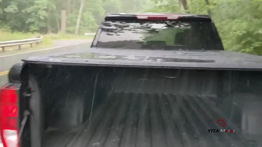 PENSUN Soft Tri-Fold Tonneau Cover – 5.8FT Bed, 2019-2025 Chevy Silverado & GMC Sierra 1500, No-Drill