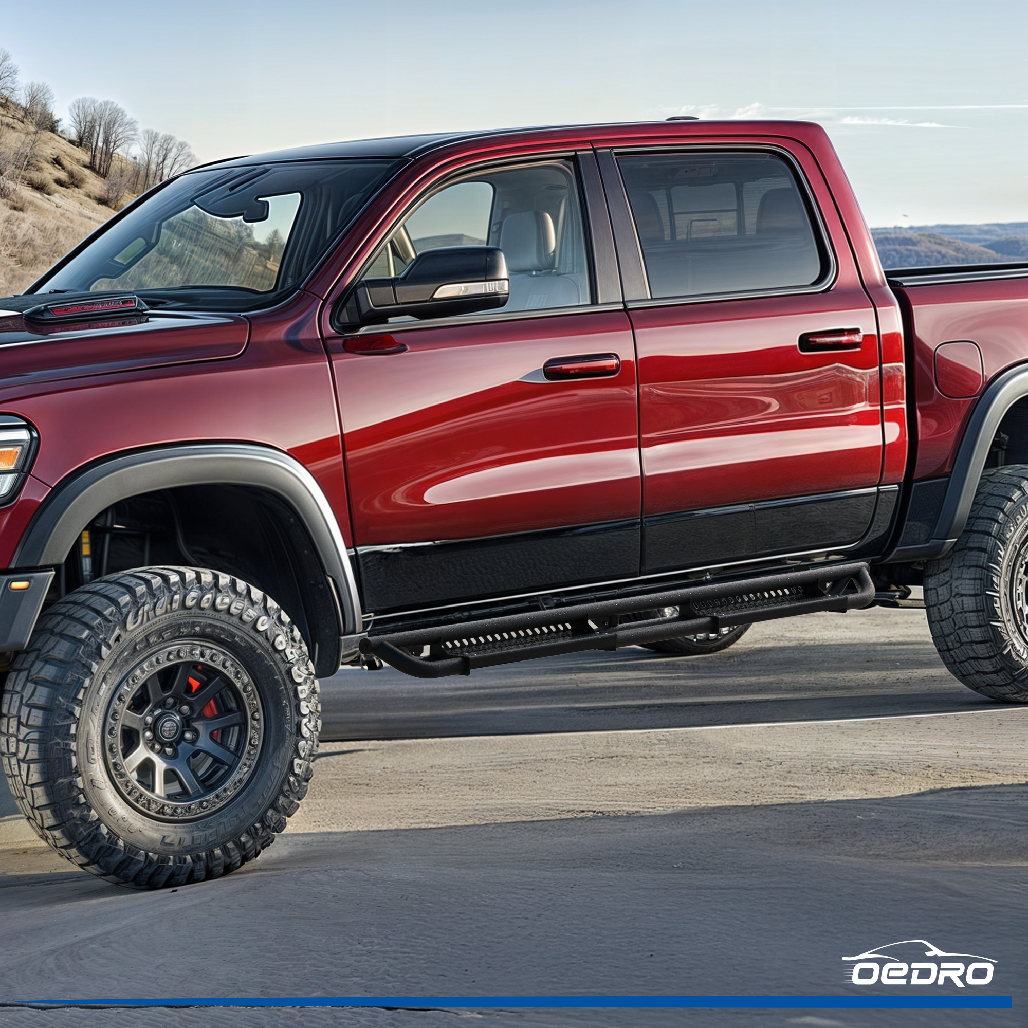 OEDRO 6 Inch Running Boards For 2019 2026 Dodge Ram 1500 New Body Crew 
