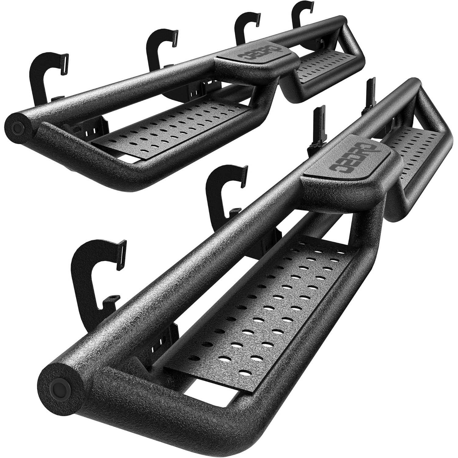 OEDRO Running Boards for 2007-2018 Chevy Silverado/GMC Sierra 1500 Crew Cab & 2007-2019 2500/3500HD-image-OETESS-0106