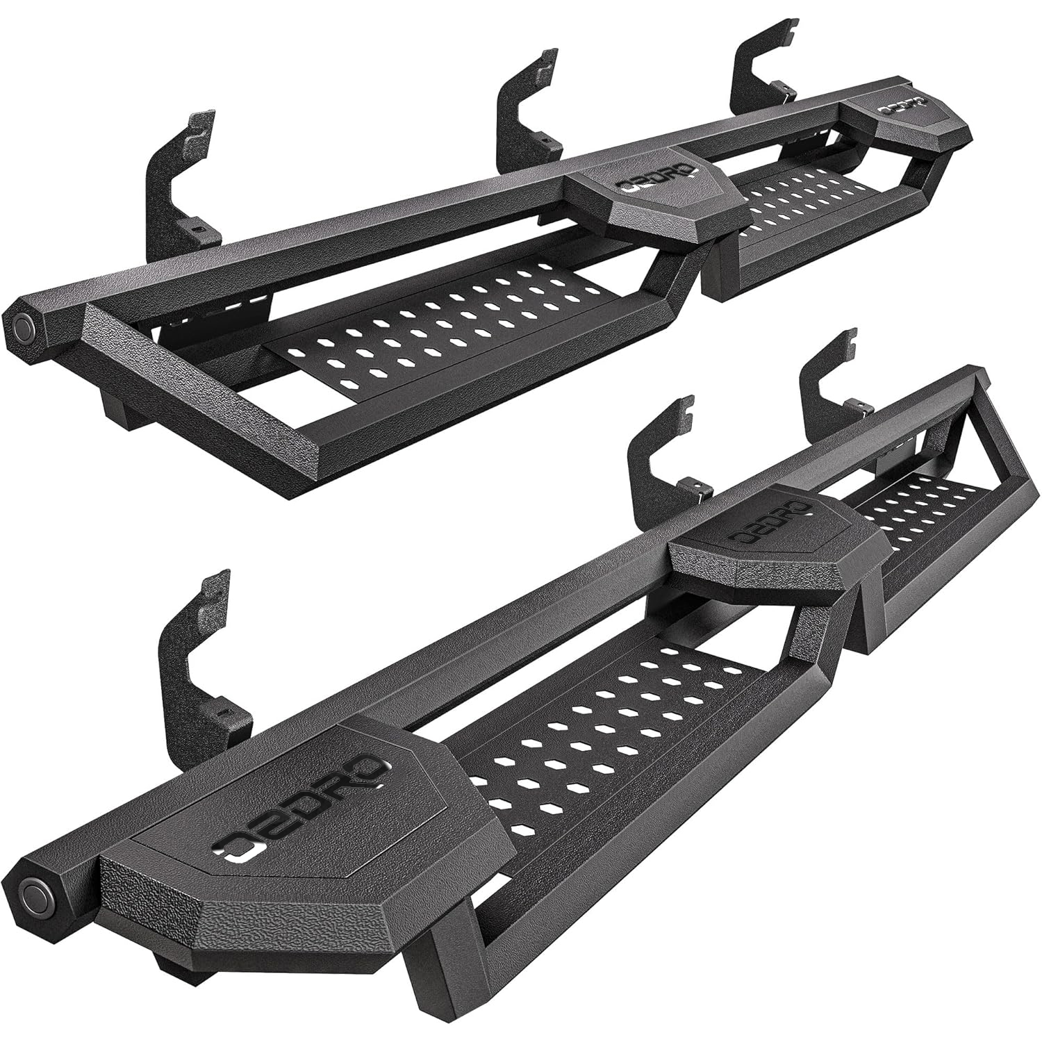 OEDRO 6.8 inches Running Boards Compatible with 2019-2026 Chevy Silverado/GMC Sierra 1500, 2020-2026 2500HD 3500HD Crew Cab, Bed Access Side Steps