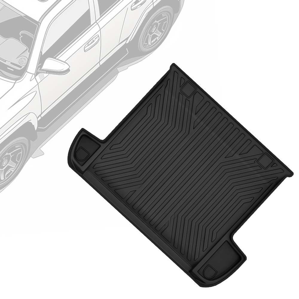 Side view of OEDRO Cargo Liner Floor Mat for 2010-2024 Toyota 4Runner Standard (No 7 Seater No 3rd Seat or No Sliding Cargo Deck)