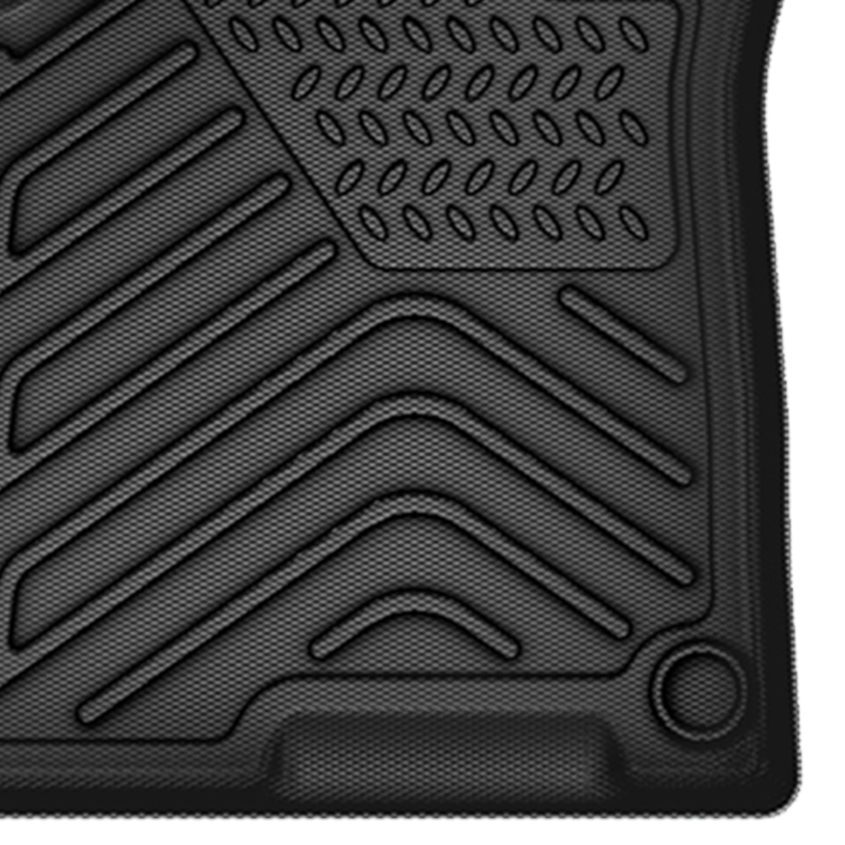 Side view of Floor Mats for 2020-2025 Hyundai Palisade with Bucket Seats, All Weather Custom Fit for Hyundai Palisade 3 Row Floor Mats & Cargo Liner