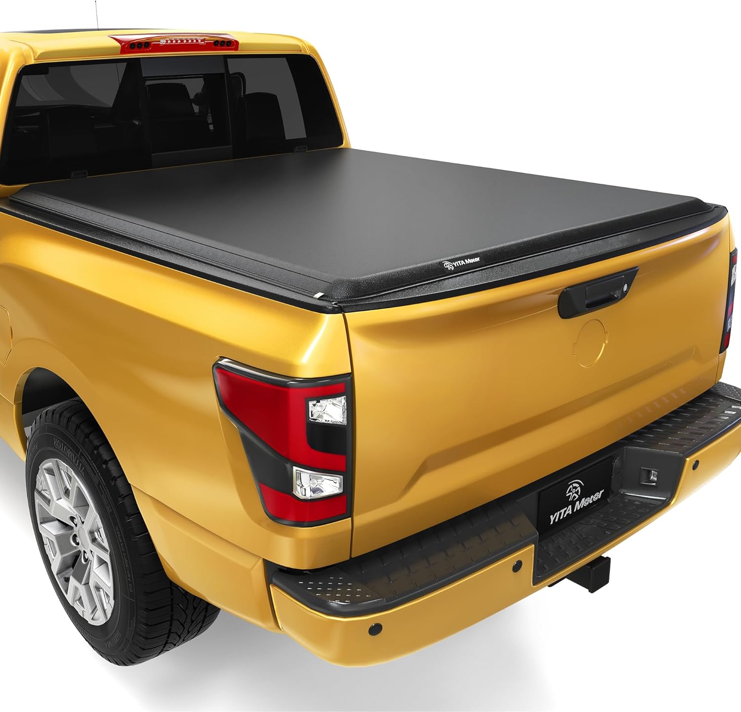 Soft Roll Up Truck Bed Tonneau Cover Fits for Nissan Titan 2017 2018 2019 2020 2021 2022 2023 2024 with Utili-Track System, Fleetside 5.5 ft Bed w/o T