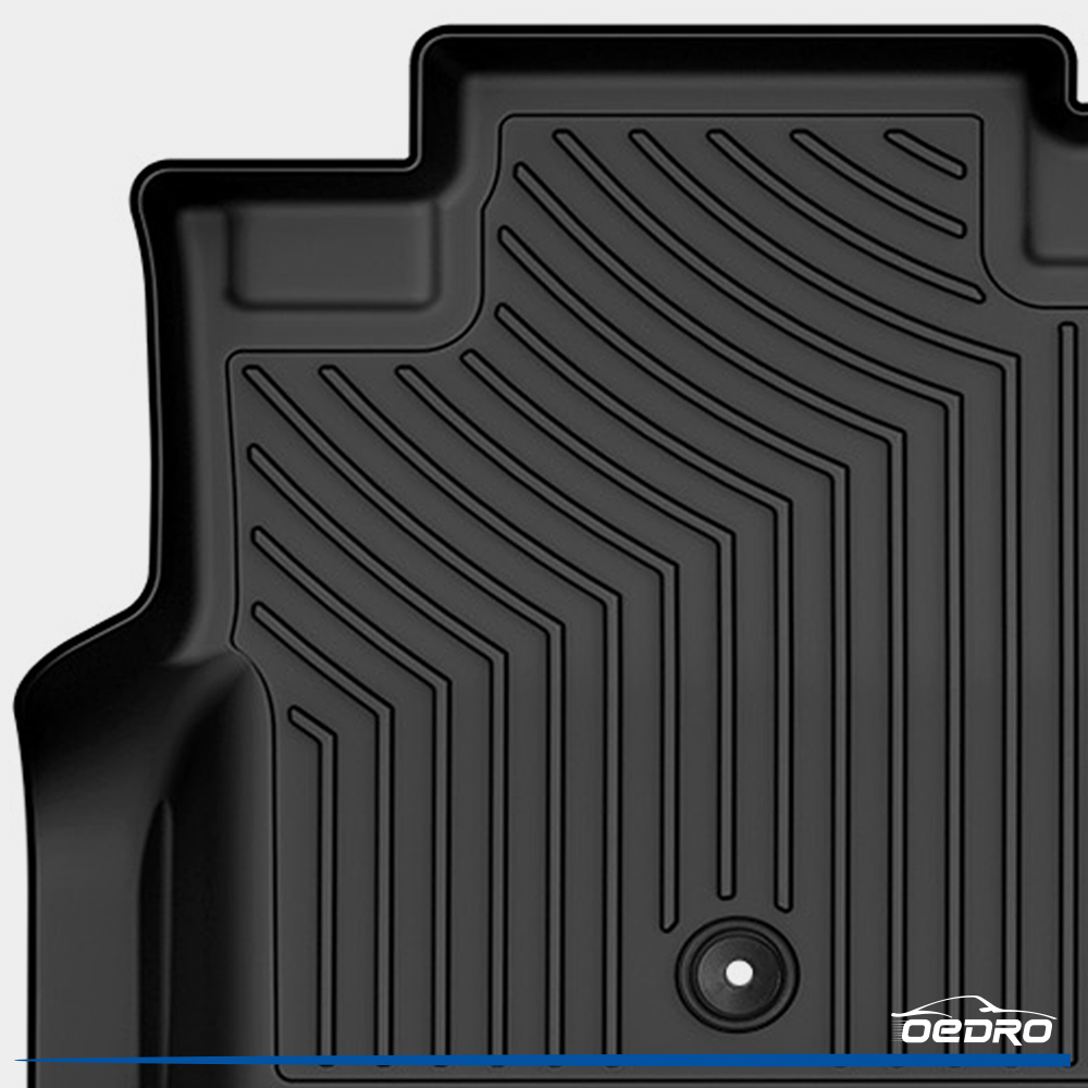 Side view of OEDRO Floor Mats and Cargo Liner Behind 2nd Row Set Black Compatible with 2018-2025 Expedition with 2nd Row Bucket Seats.