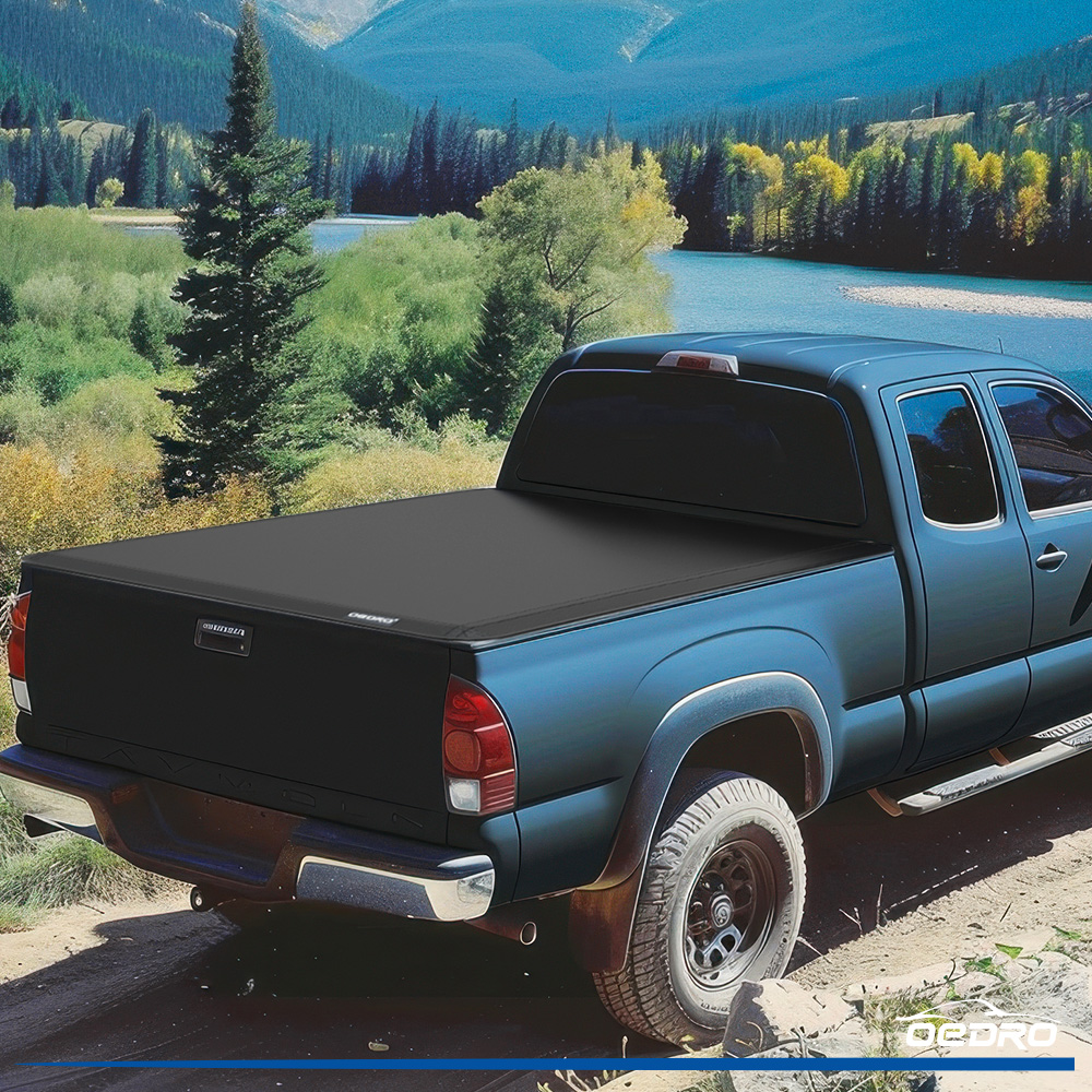 thumbnail image 2 of Earthauto 4-Fold Tonneau Cover For Ram 1500 (2009-2021) – 5.7/5.8FT Bed, No Ram Box 2 of 6
