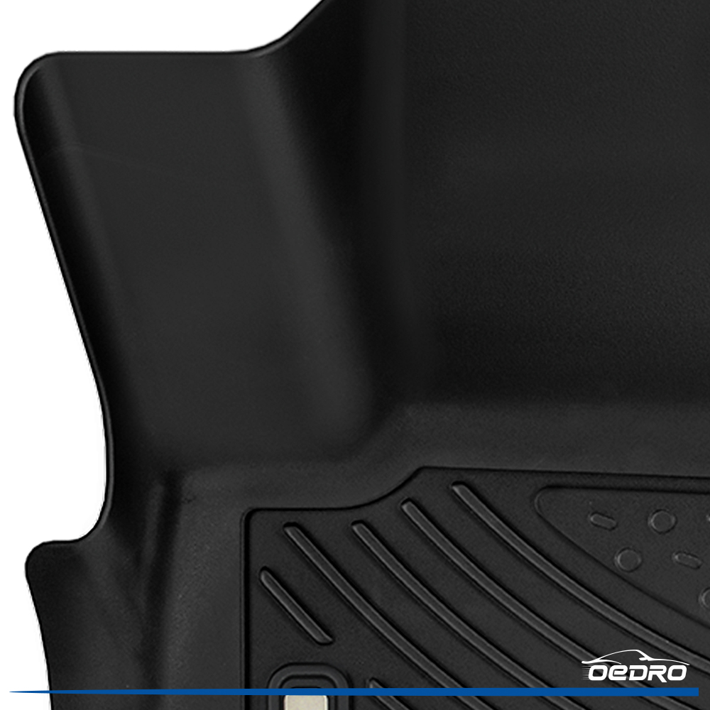 Side view of OEDRO Floor Mats for 2018-2024 Ford Expedition/Expedition Max with 2nd Row Bench Seat Full Set Liners