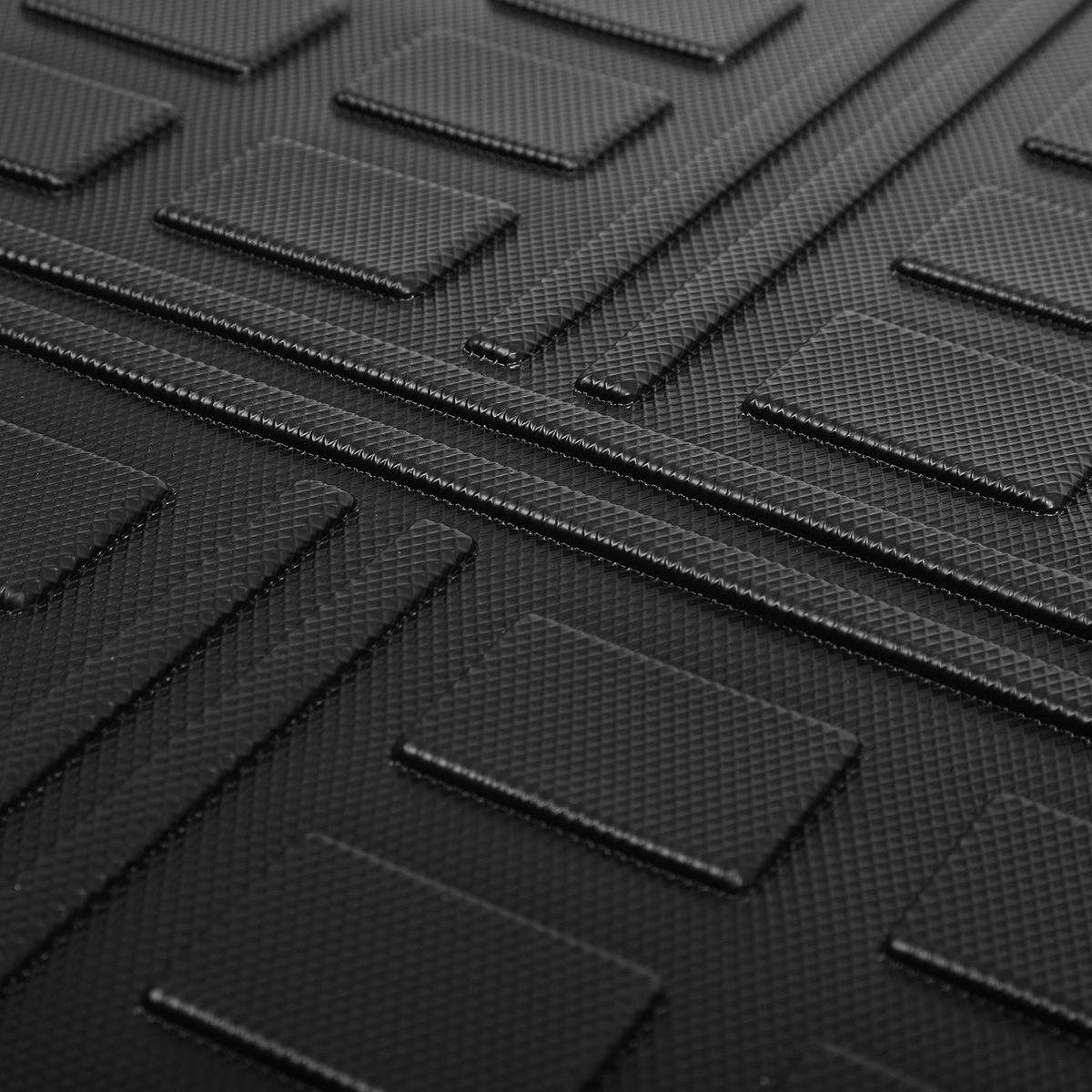 Side view of Custom Fit All-Weather Floor Mats & Cargo Liner for 2023-2026 Honda CR-V Hybrid, TPE Floor Liners & Cargo Mat Full Set, Black