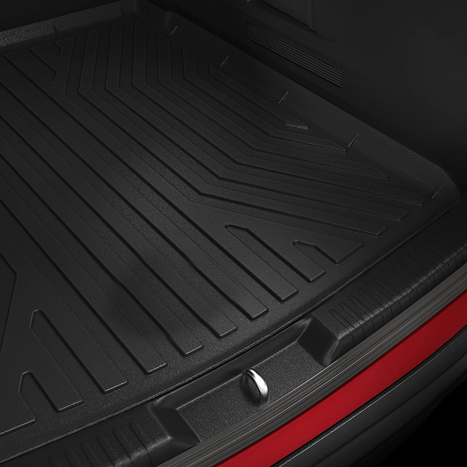 Side view of OEDRO Cargo Liner for 2010-2017 Chevrolet Equinox/GMC Terrain, All-Weather Custom Fit Trunk Cargo Mat