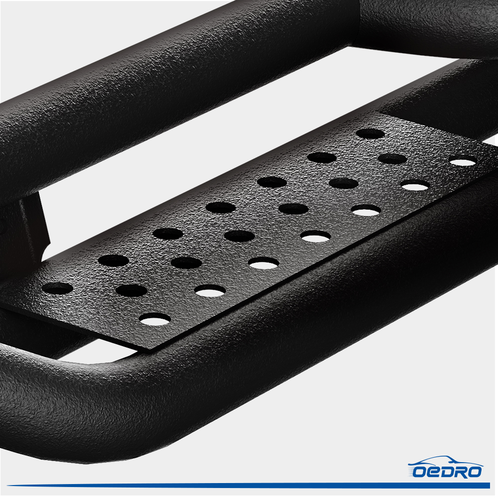 Side view of OEDRO® Running Boards for 2021-2025 Ford Bronco 4 Door Nerf Bar (Not fit the Factory Rock Rails)
