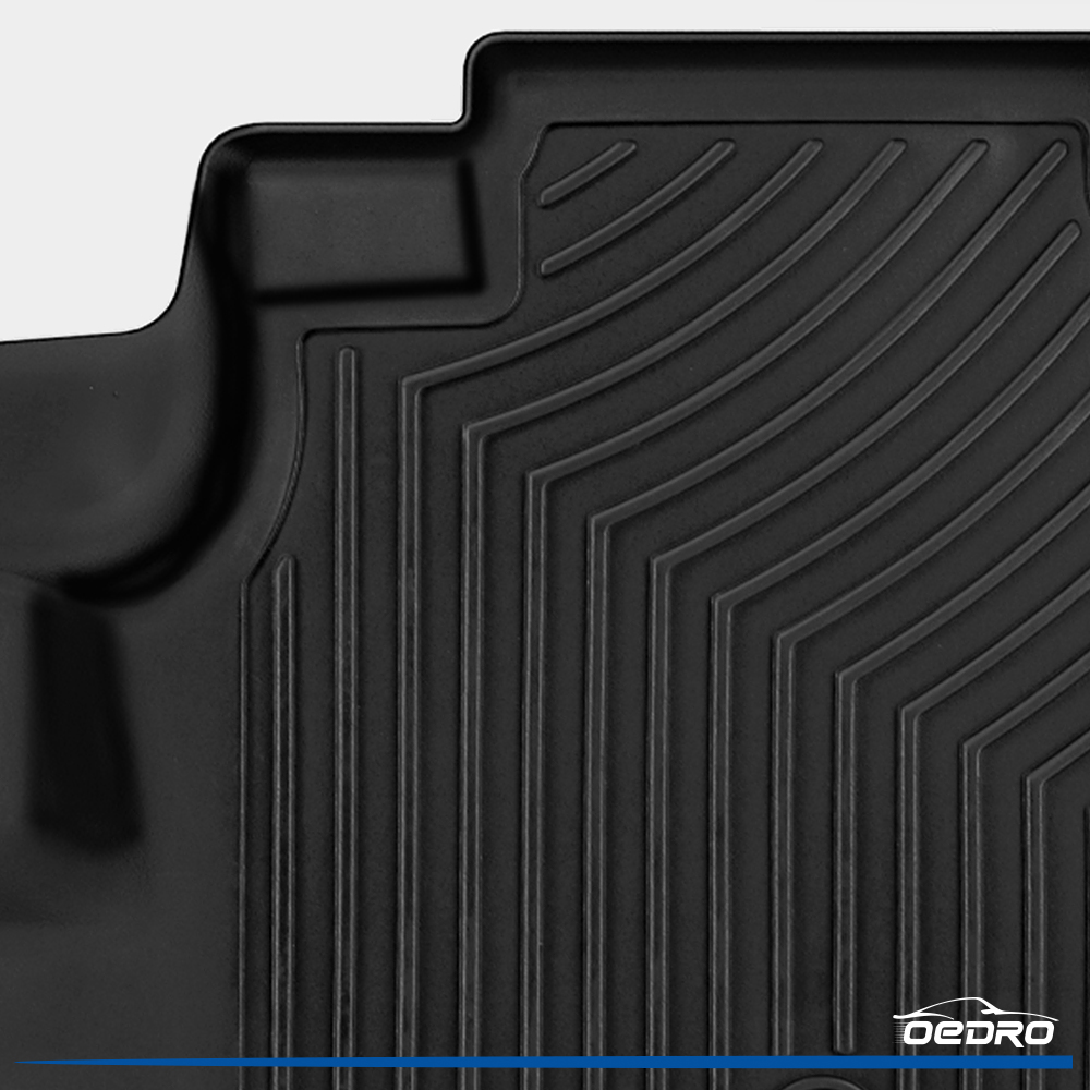 Side view of OEDRO Floor Mats for 2018-2024 Ford Expedition/Expedition Max with 2nd Row Bench Seat Full Set Liners