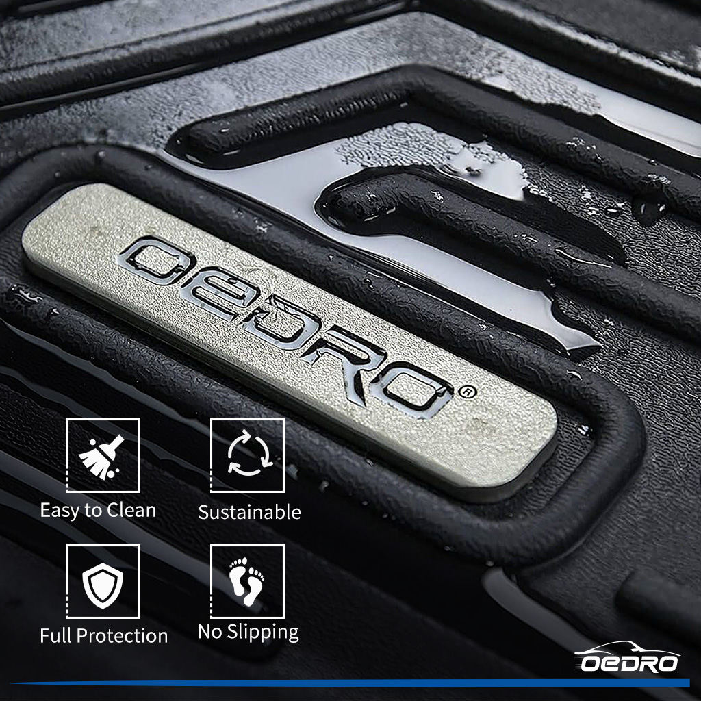 thumbnail image 2 of ToughPRO Heavy Duty Rubber Floor Mats For Ford F-150 Crew Cab 2015-2024 - All Weather - Black 2 of 3