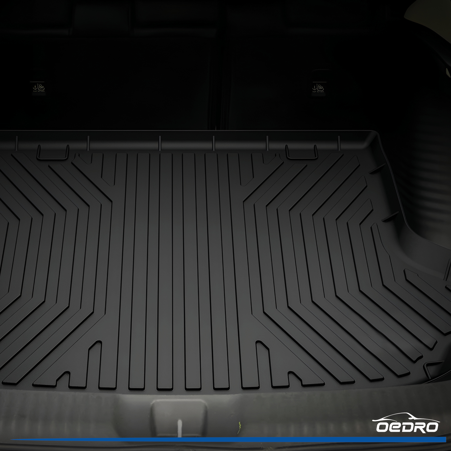 Side view of OEDRO Cargo Liner for 2023-2025 Honda HR-V HRV, Custom Fit Waterproof Cargo Trunk Liner Mat