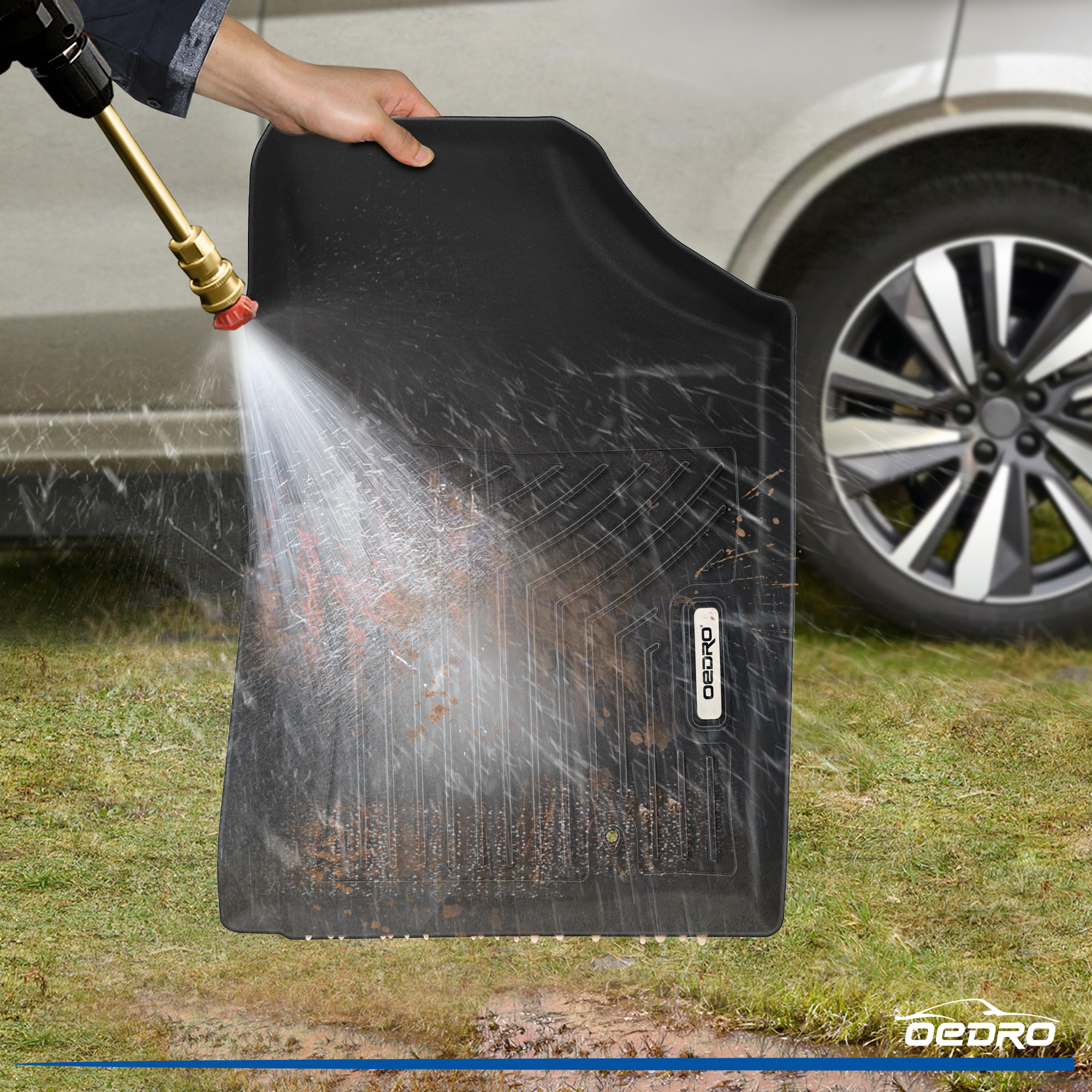 Side view of 2007-2012 Nissan Altima Sedan All-Weather Guard Floor Mats