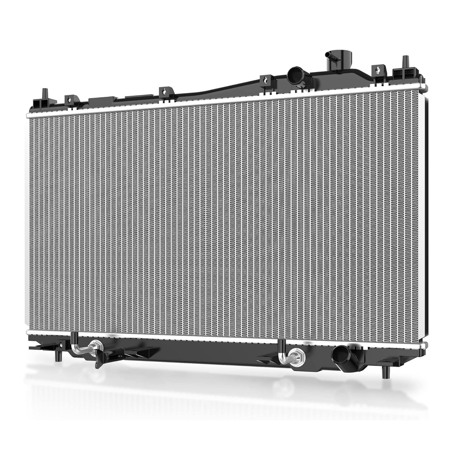 Side view of YITAMOTOR® Radiator Compatible with Honda Civic Aluminum Radiator ENG D17‎A1/A2/A6/A7