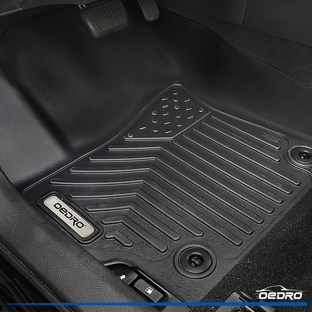 Side view of OEDRO Floor Mats & Cargo Liner Full Set Compatible with Toyota Corolla 2025-2020 | All-Weather TPE Custom Fit | High Durability, Non-Slip Design for 1