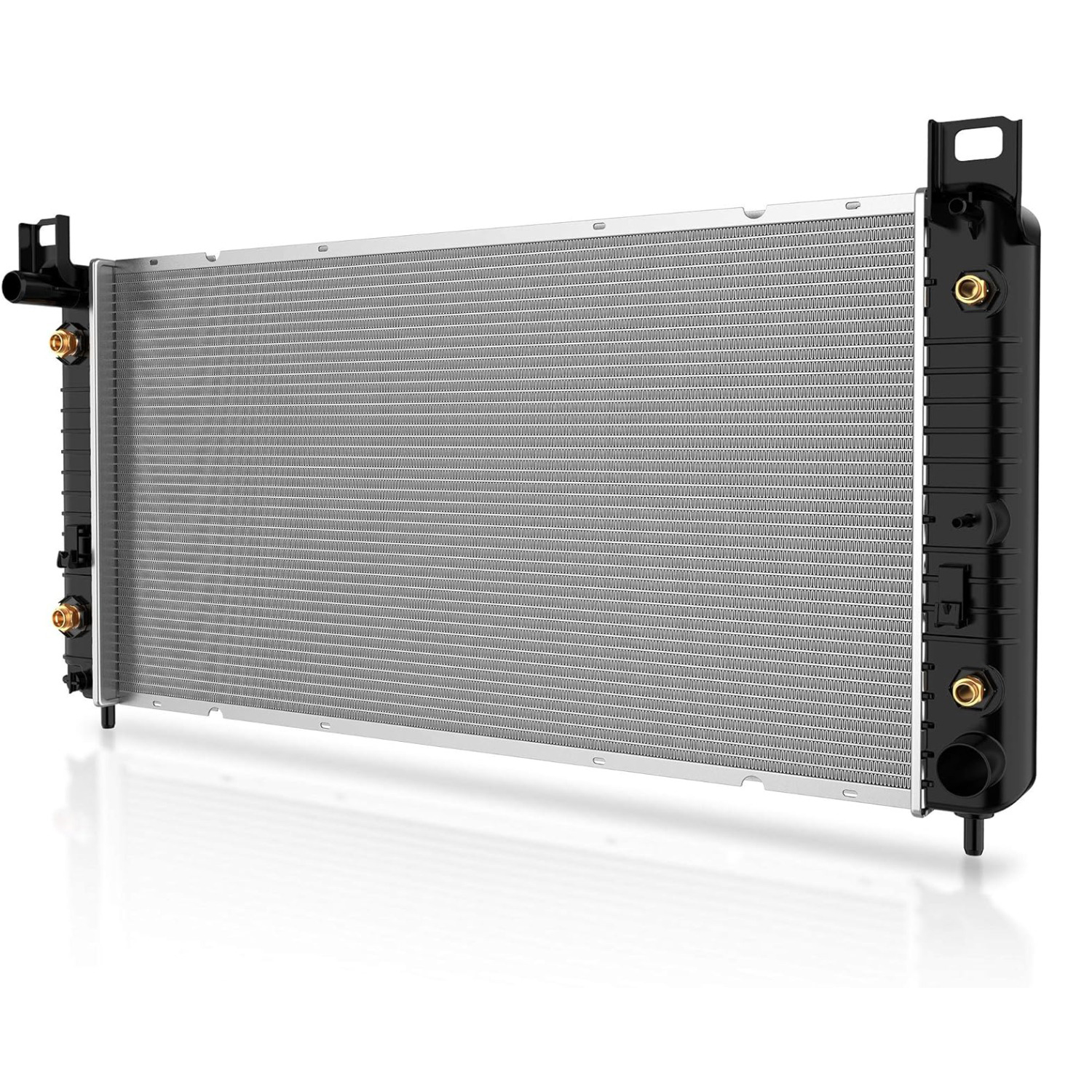 Side view of YITAMOTOR® 34'' Radiator Compatible with Chevy Silverado Suburban Avalanche GMC Yukon Sierra Tahoe Escalade Hummer H2 ATRD1001