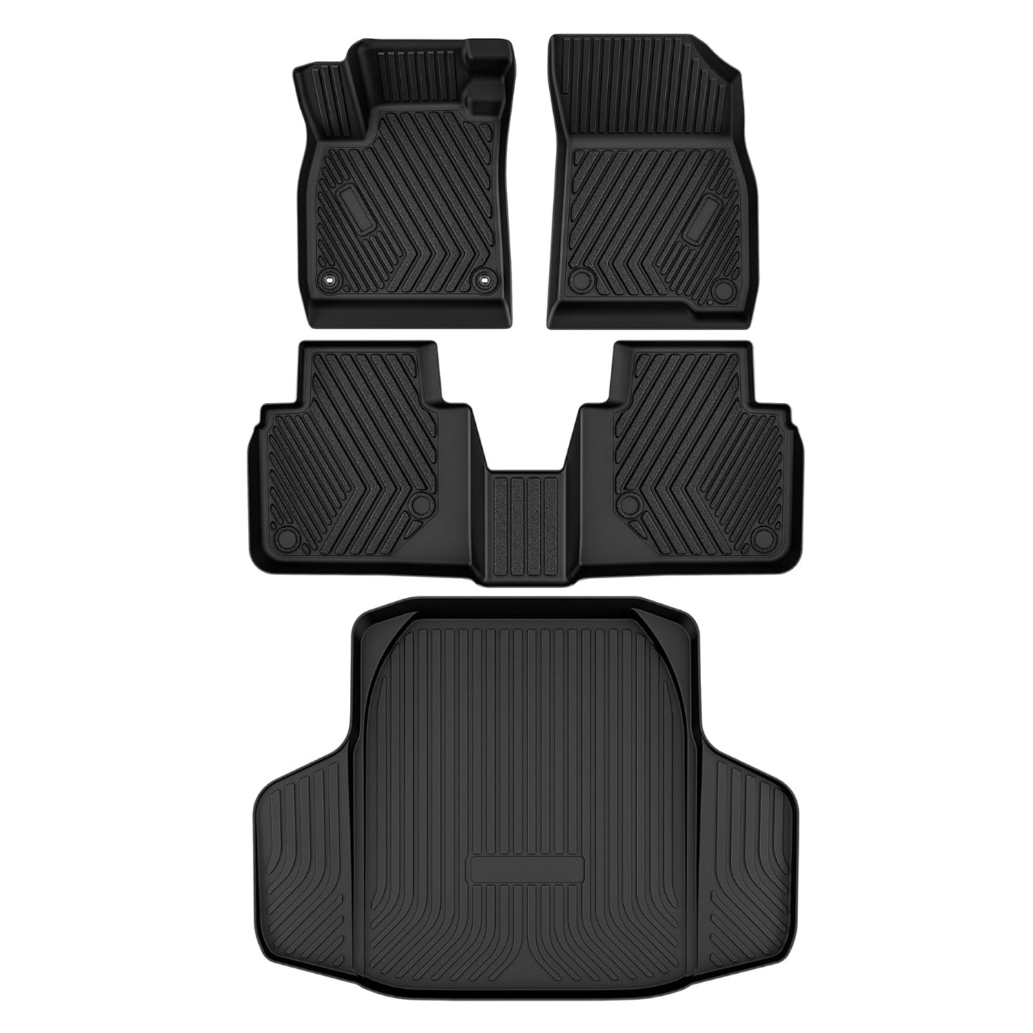 YITAMOTOR® Black Floor Mats for Honda Accord 2023 2024 2025 2026 & Honda Accord Hybrid 2023 2024 2025 2026