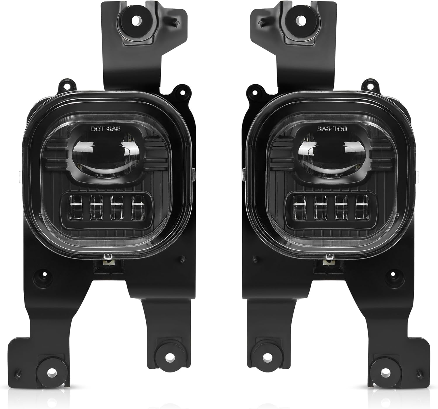 YITAMOTOR LED Fog Lights Compatible with 2008 2009 2010 Ford F250 F350 F450 F550 Fog Light Replacement-1 Pair Ford Fog Lamps, Driver & Passenger Side
