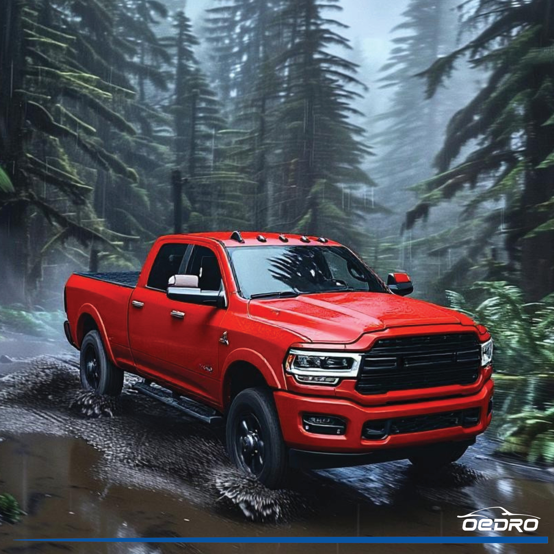 Side view of 6.4FT Soft Roll-Up Truck Bed Cover Fits for Dodge Ram 1500 Classic 2002-2024 (Excl. New Body), Fits for  2003-2025 Dodge Ram 2500 3500| 6'4" (76") Bed