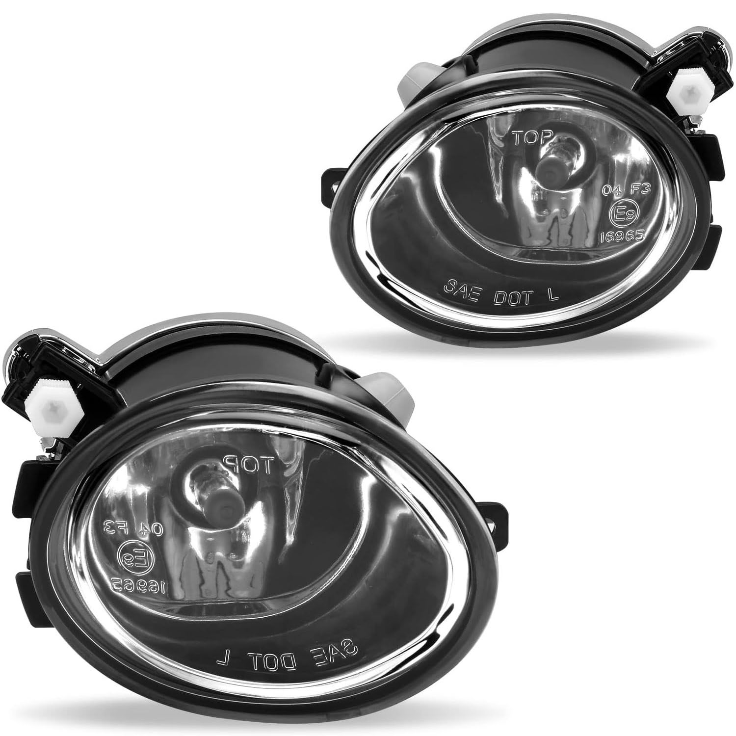 YITAMOTOR  Fog Lights Compatible with 2001-2005 BMW 320i / 325i / 325xi / 330i / 330xi / BMW 3 Series E46(Only fit the ZHP or M-Tech Package)