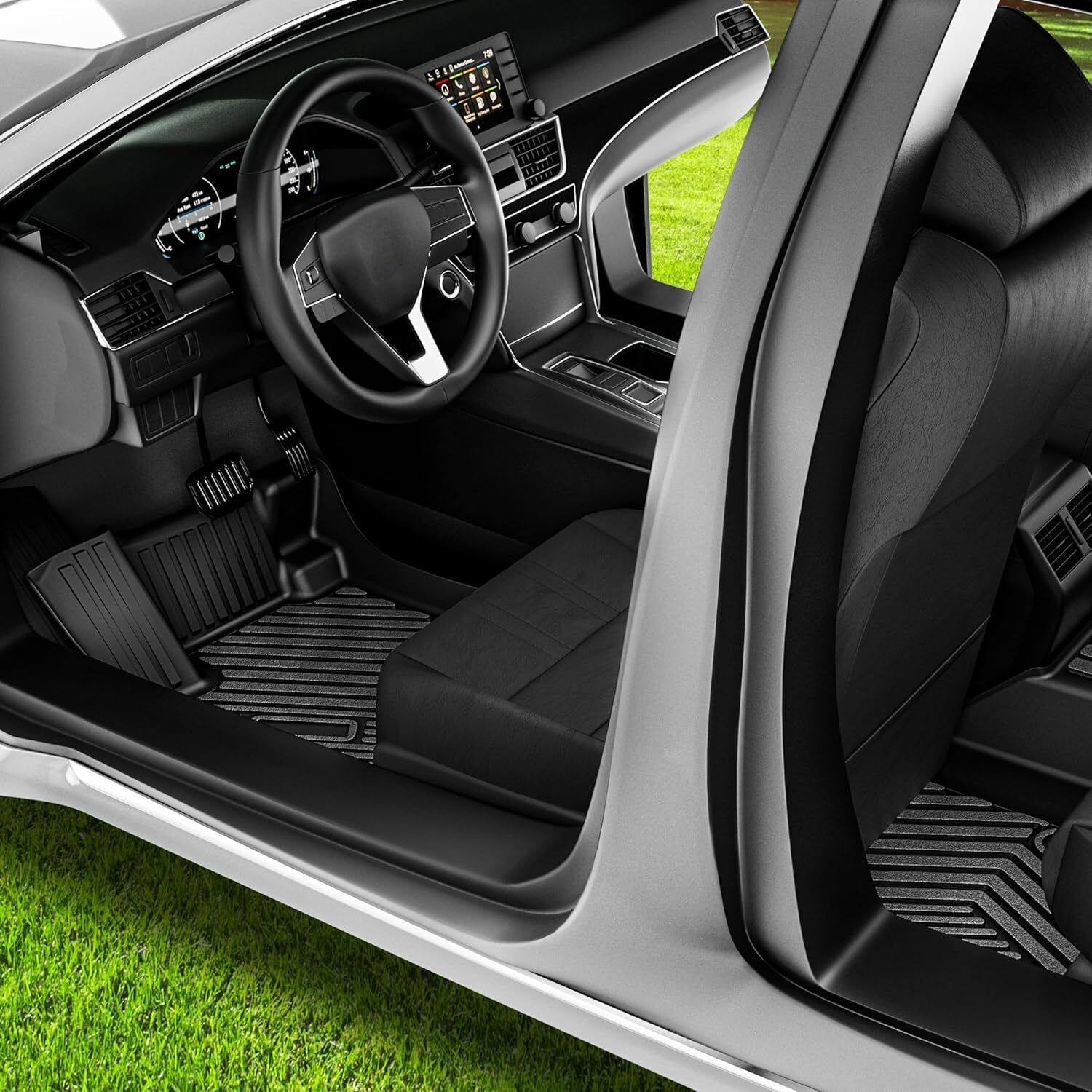 Side view of YITAMOTOR All-Weather Floor & Trunk Mat Set for 2025 2026 Chevy Equinox(Gas Only)
