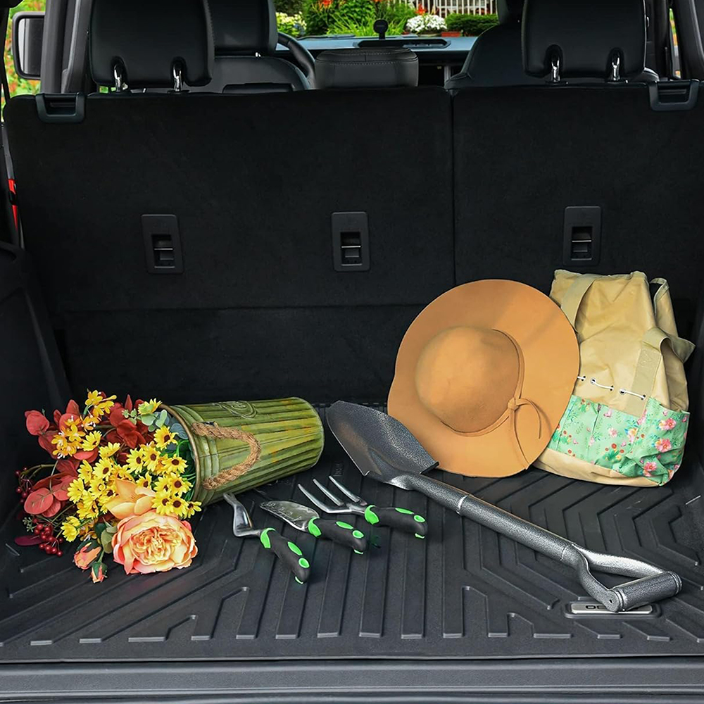 Side view of OEDRO Floor Mats Set for 2021-2025 Nissan Rogue (NOT Fit Sport or Select Models, Only Fit AWD Drive Models)