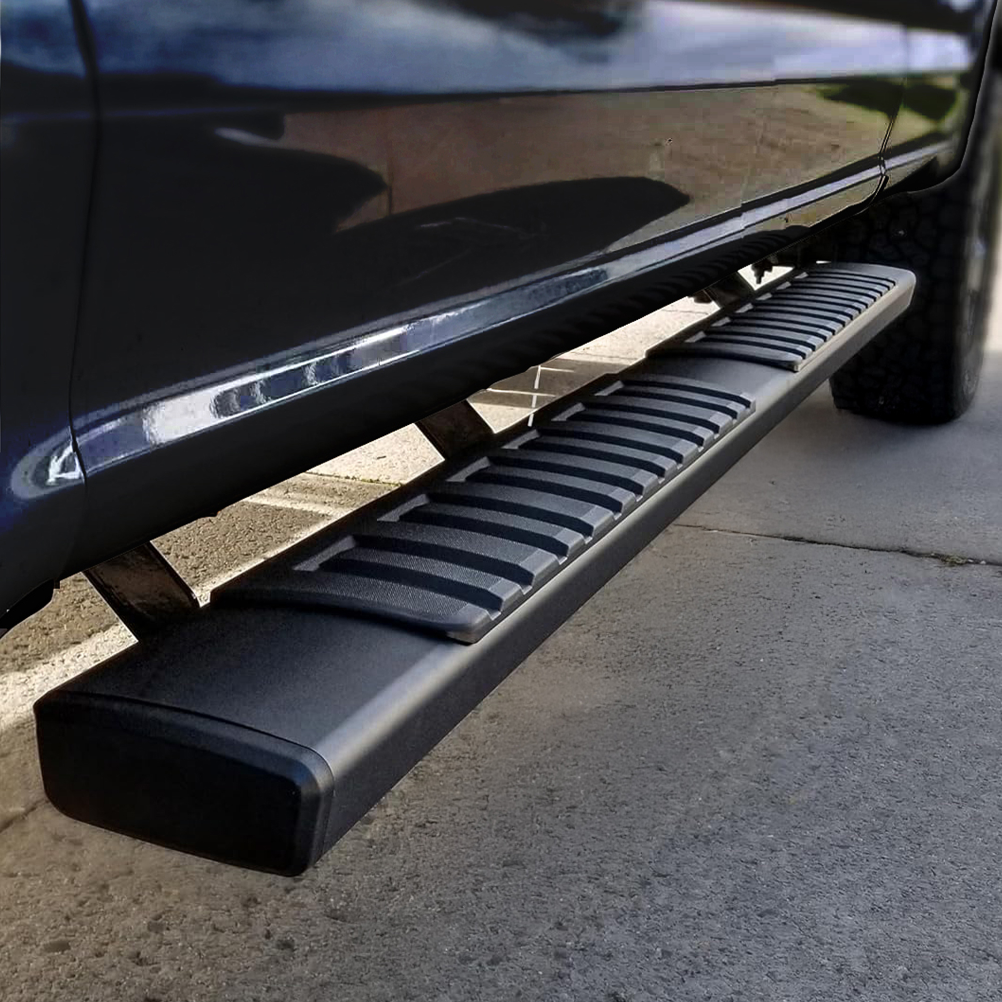 6" Stainless Steel Running Boards – 2019-2025 Chevy Silverado / GMC Sierra Regular Cab, Nerf Bars