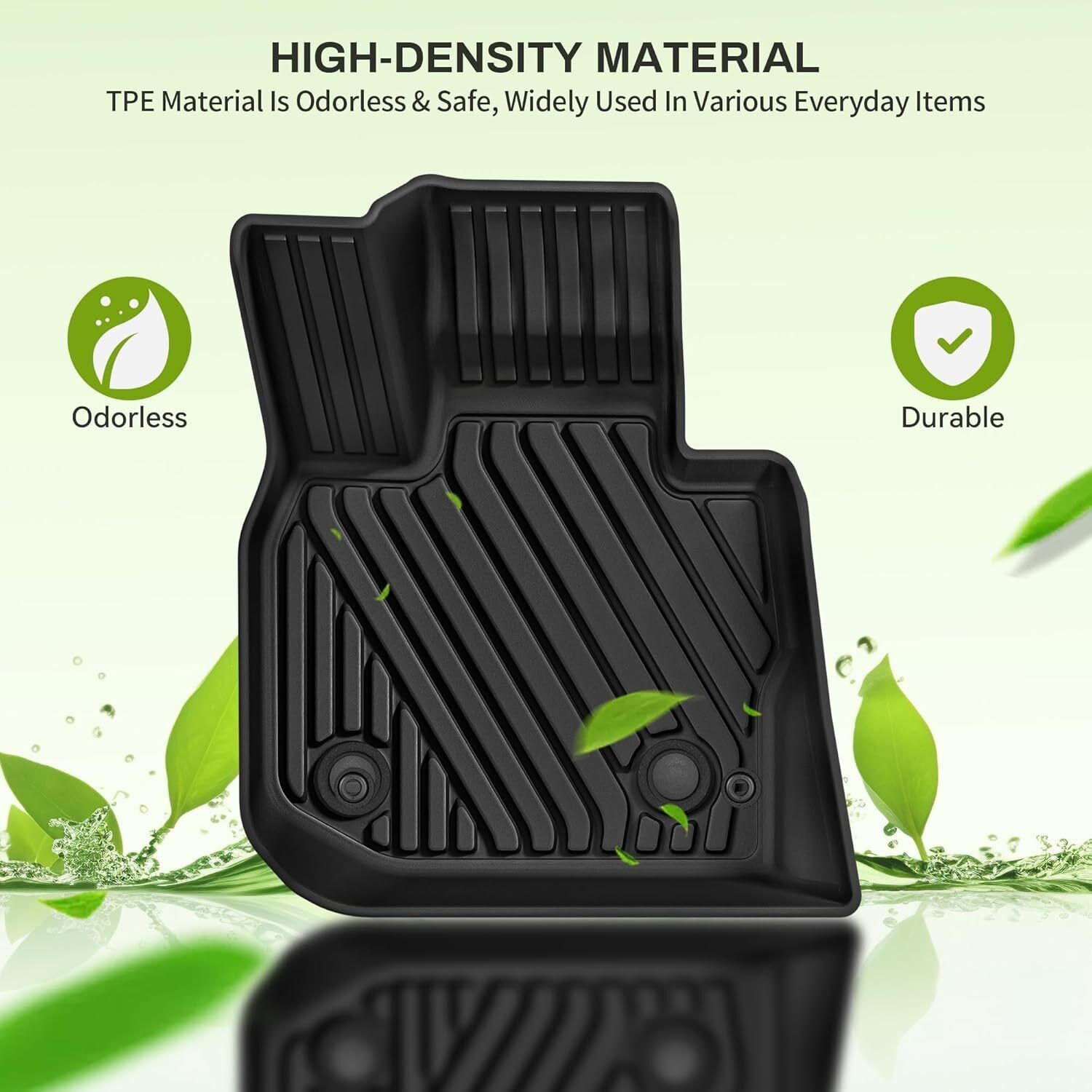 Side view of YITAMOTOR All-Weather Floor & Trunk Mat Set for 2025 2026 Chevy Equinox(Gas Only)