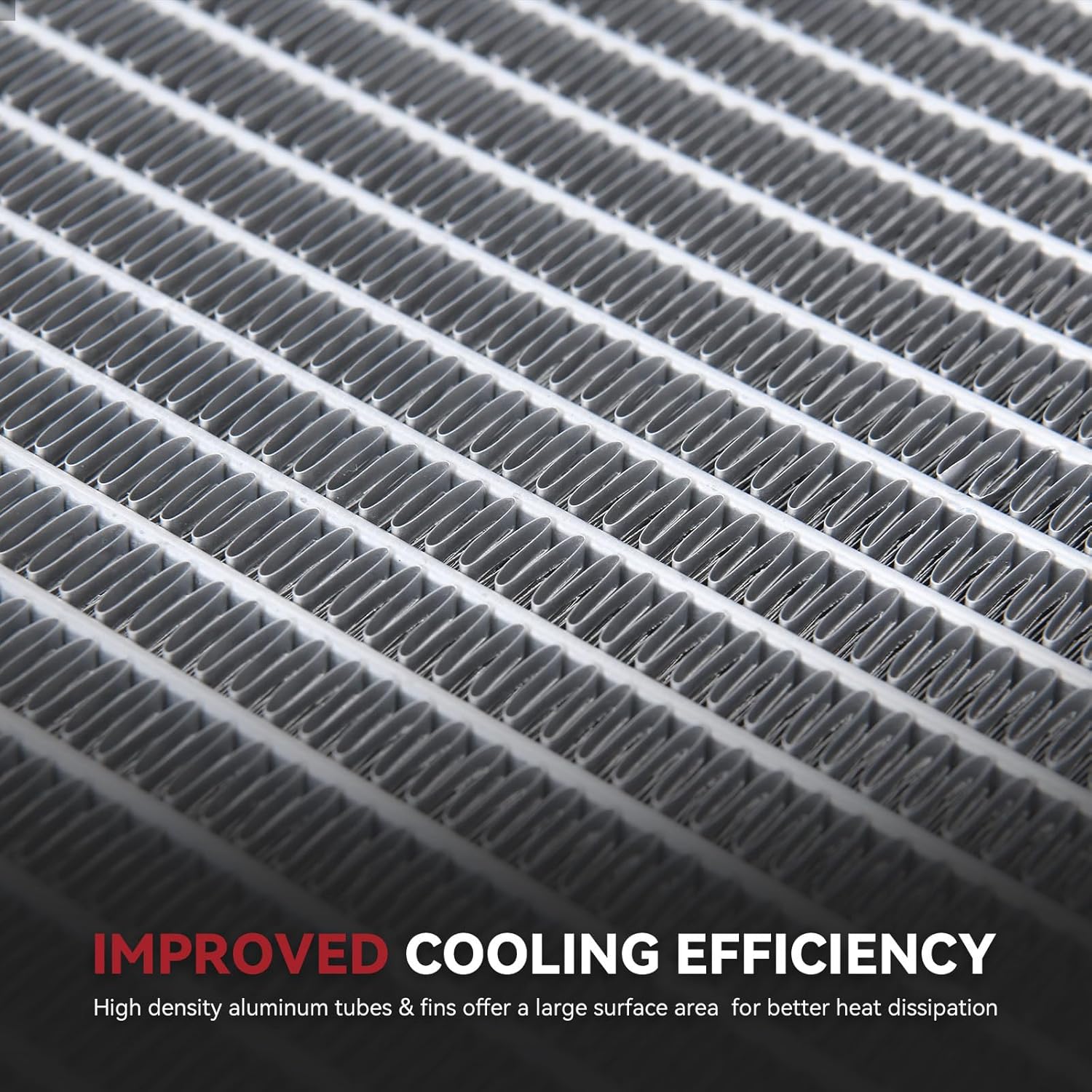 Side view of YITAMOTOR Aluminum Radiator - Direct Fit for 1996-2002 Toyota 4Runner | 2.7L L4 & 3.4L V6 Engines