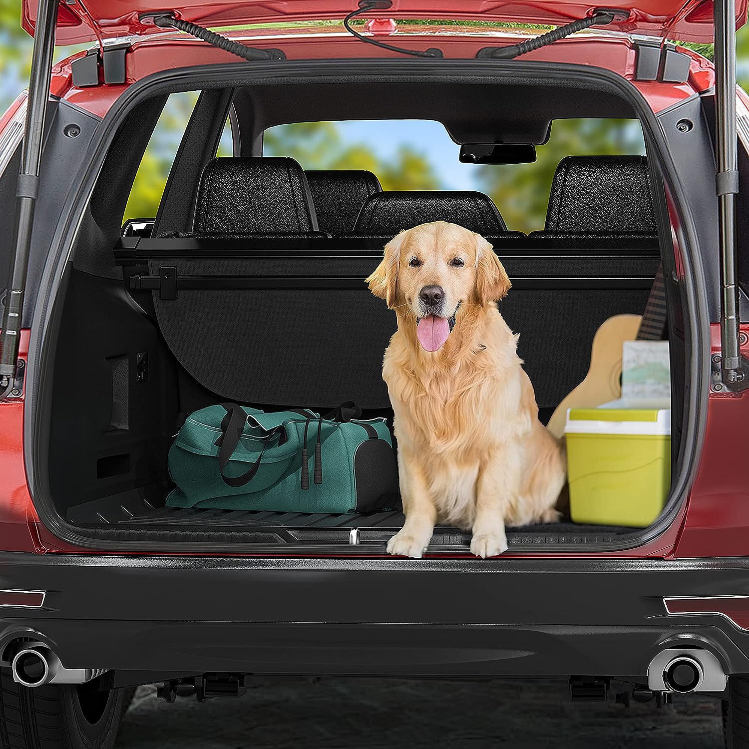 Side view of OEDRO Floor Mats & Cargo Liner with Backrest Mat for Jeep Compass 2025-2017, All Weather TPE Custom Fit Car Mats Floor Liners Seatback Mat