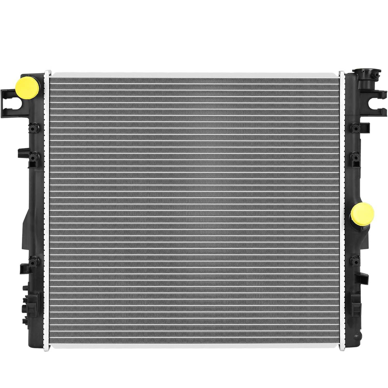 YITAMOTOR Aluminum Radiator - Direct Fit for 2007-2018 Jeep Wrangler JK | 3.6L 3.8L V6 Engine